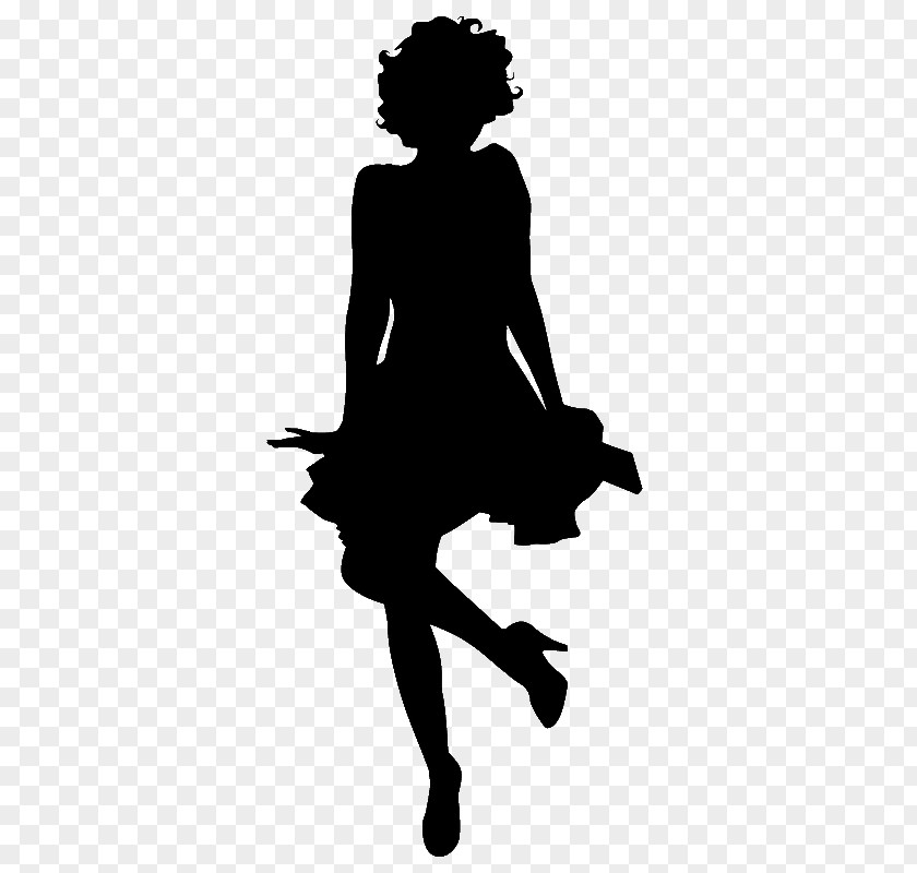 Dress Little Black Silhouette Chanel Clothing PNG