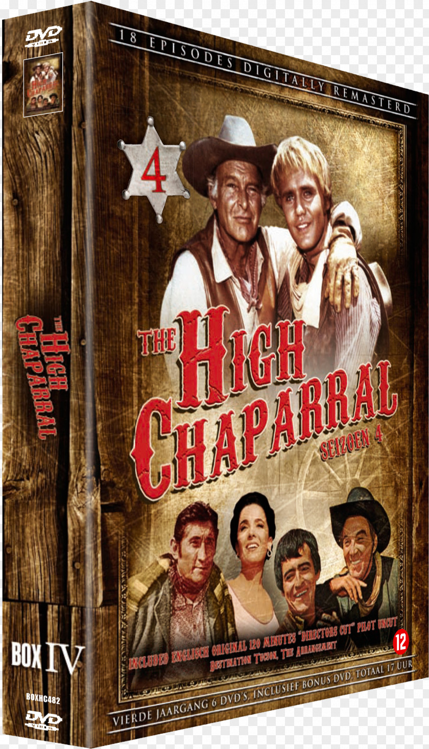 Dvd The High Chaparral DVD Film Episode Box 3 PNG