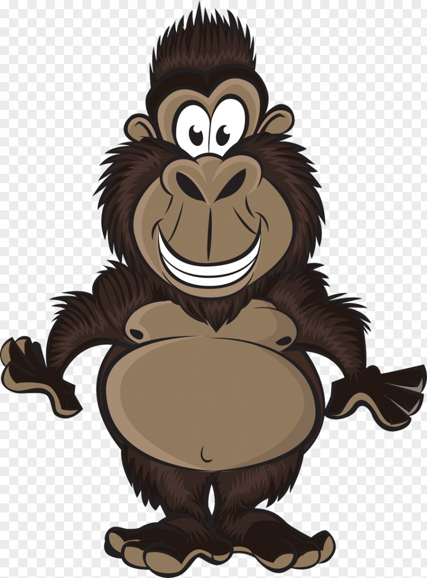 Gorilla Western Chimpanzee Ape Monkey PNG