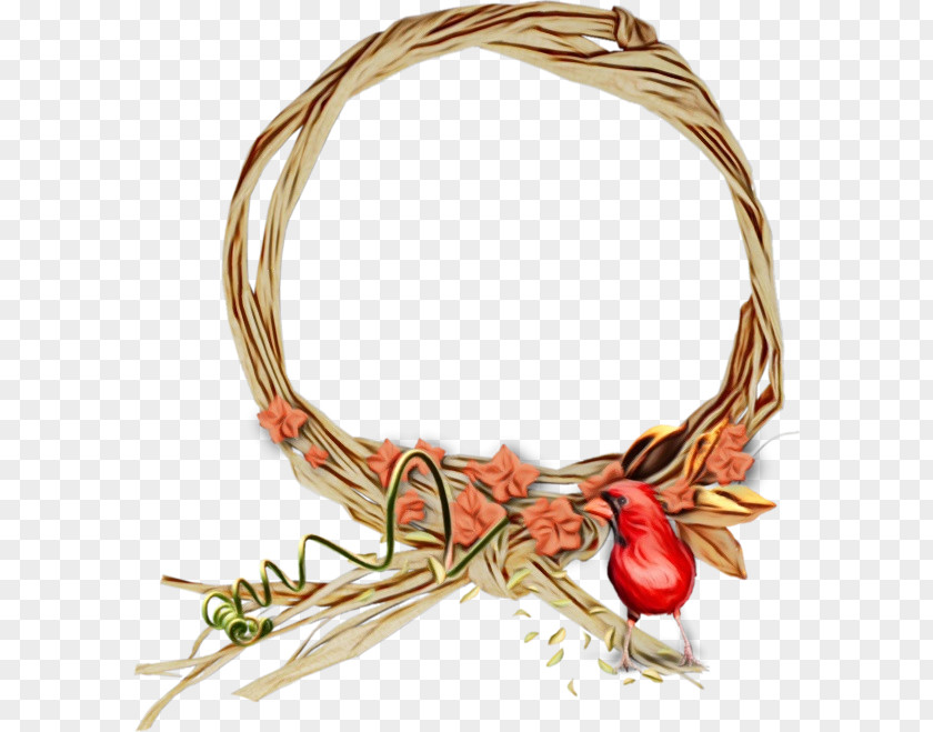 Jewellery Wreath Autumn Background PNG
