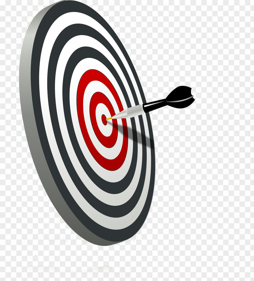 Retargeting Darts Bullseye Game Arrow Shooting Target PNG