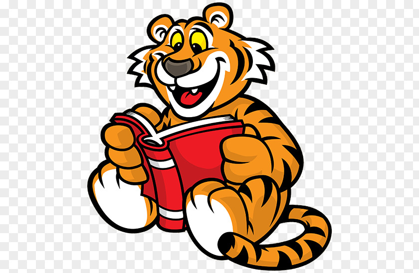 Ses Vector Tiger Graphics Clip Art Reading Illustration PNG