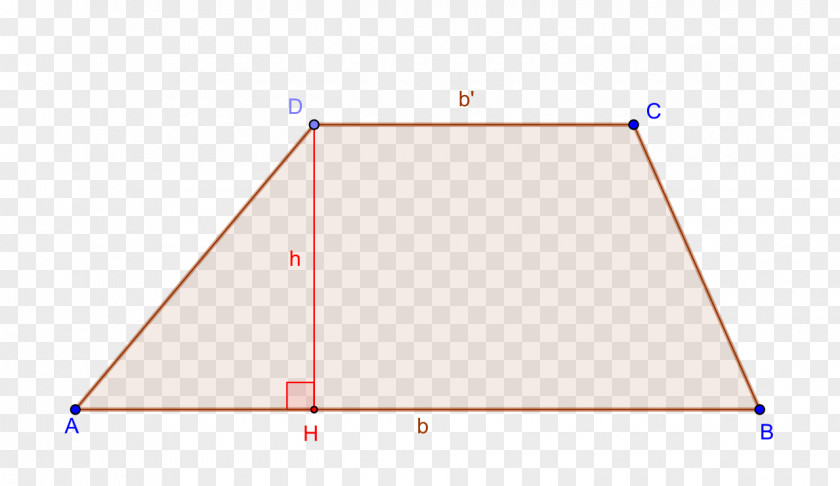 Trapeze Vector Trapezoid Area Triangle Quadrilateral Formula PNG