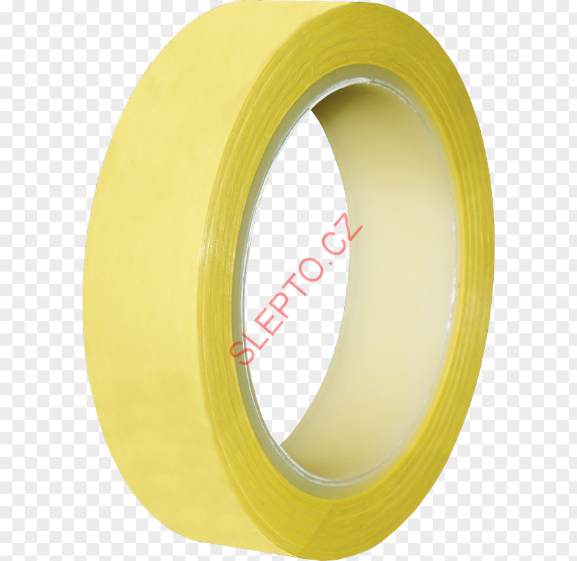 Yellow Tape Adhesive Polyester Electrical Duct PNG