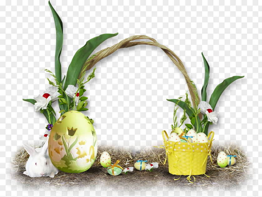 Easter Frame Bunny Egg Holiday Christmas PNG