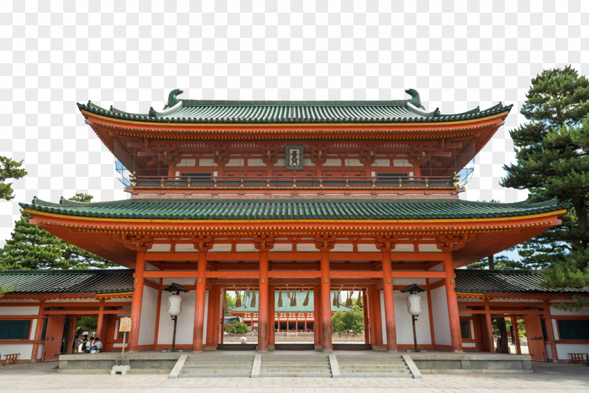 Japan Heian Shrine Five Tokyo Temple Period Kyoto PNG