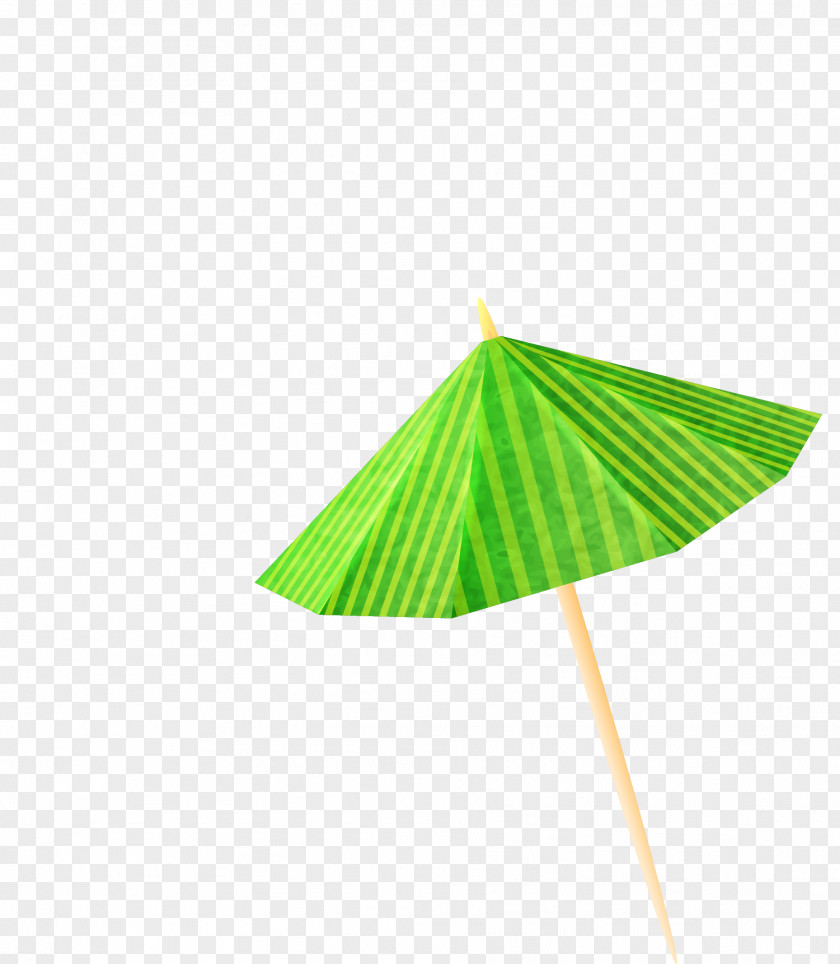 Simple Green Umbrella Icon PNG