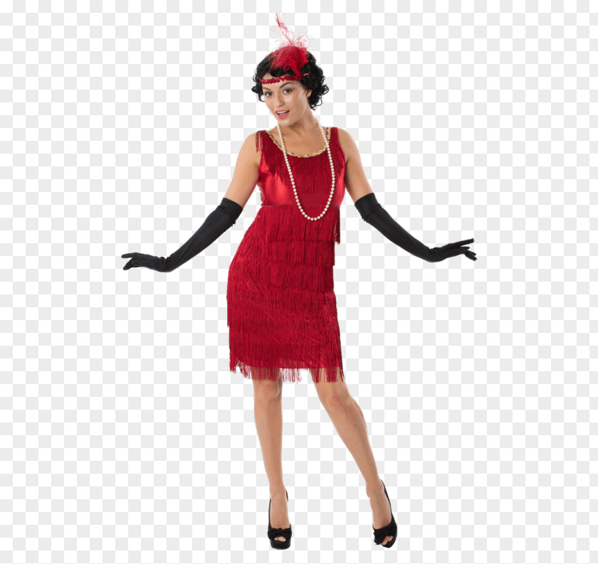 Dress 1920s Flapper Costume Party PNG