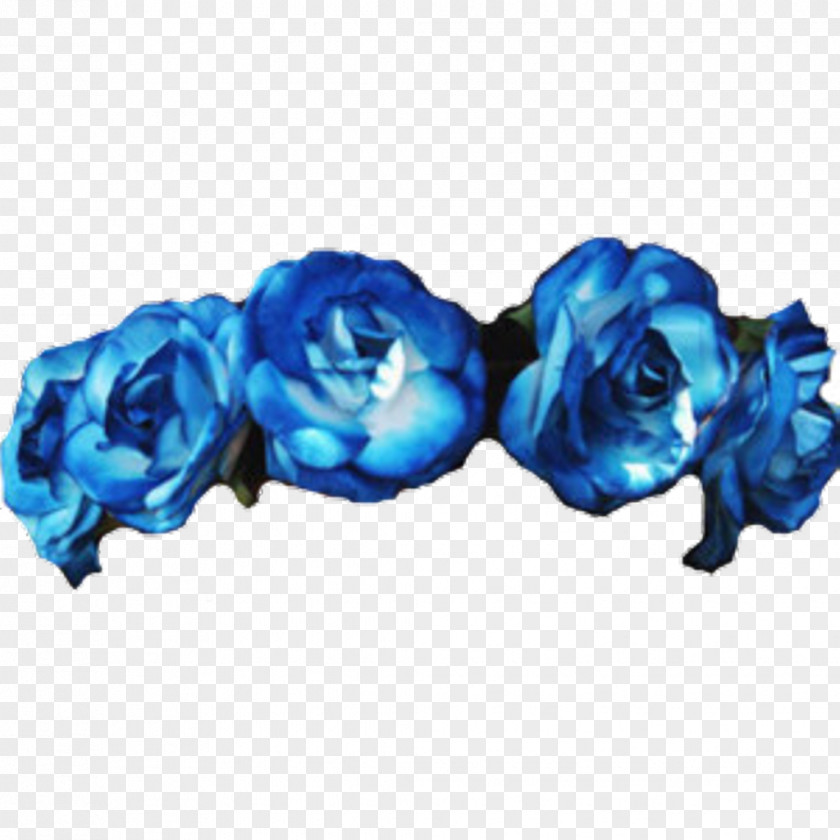 Green Wreath Flower Blue Crown Clip Art PNG