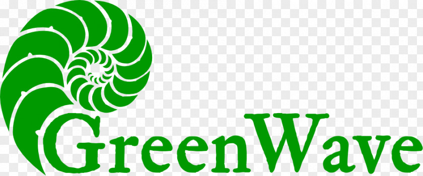 Greenwave Logo Organization Green Seaweed Farming Brand PNG