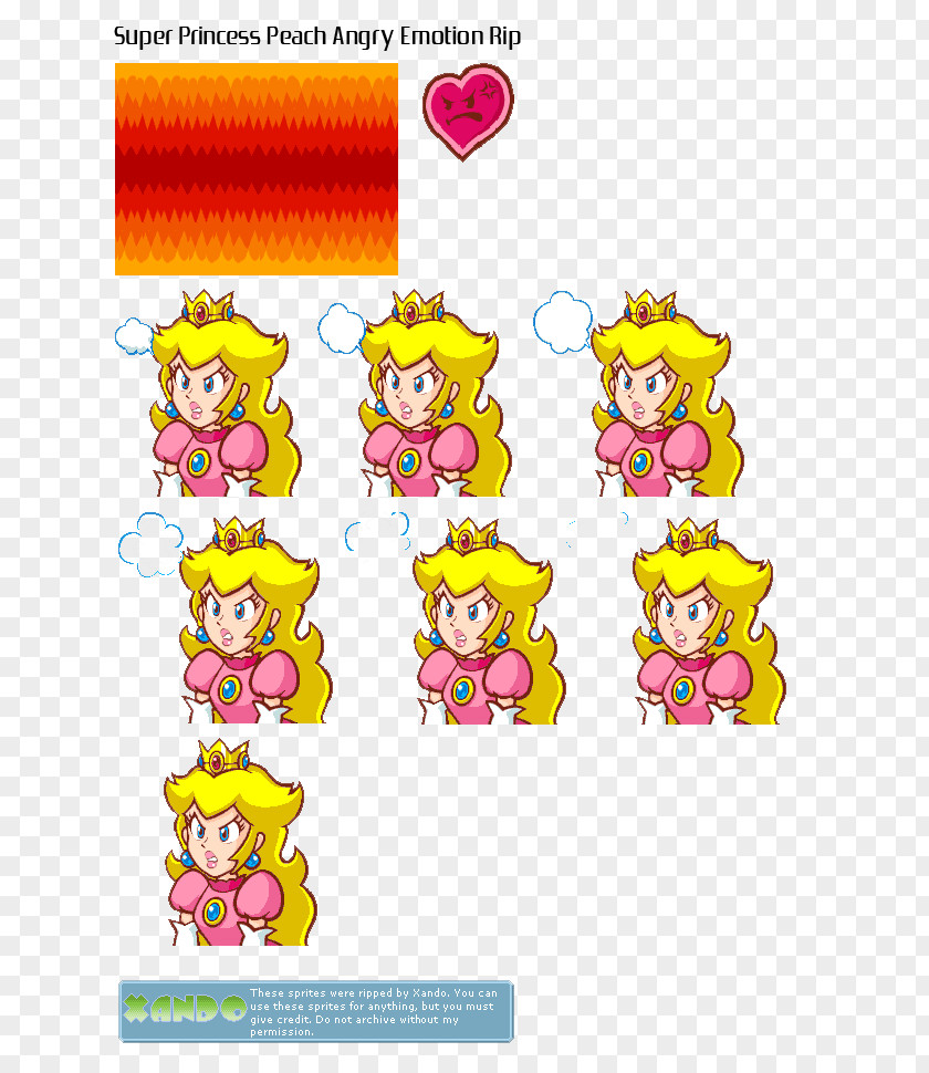 Princess Peach Super Smiley Image Illustration PNG