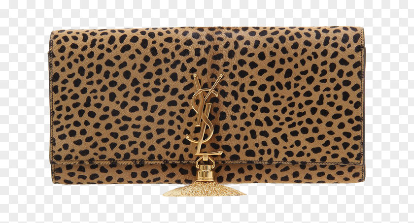 Yves Saint Laurent Leopard Horsehair Handbag T-shirt Suede Fringe Tassel Animal Print PNG