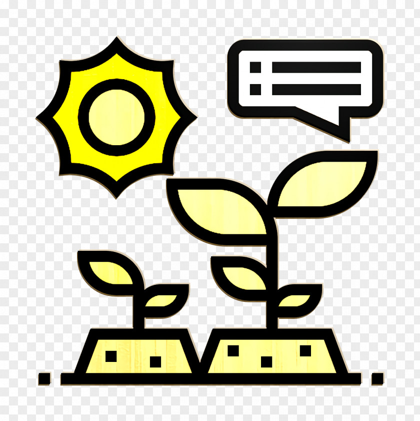 Astronautics Technology Icon Sun Plants PNG