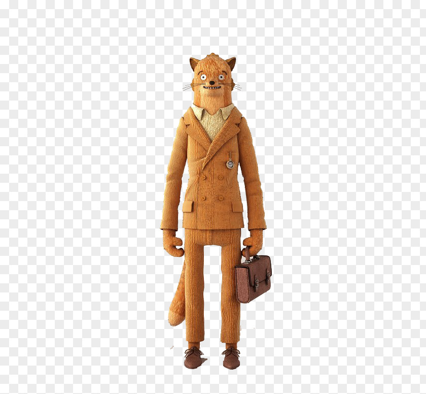 Brown Leopard Character Mr. Fox Designer Toy Doll Illustration PNG