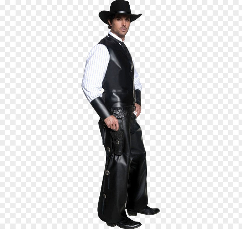 Cowboy Outfit American Frontier Gunfighter Authentic Western Gunslinger Costume Adult PNG