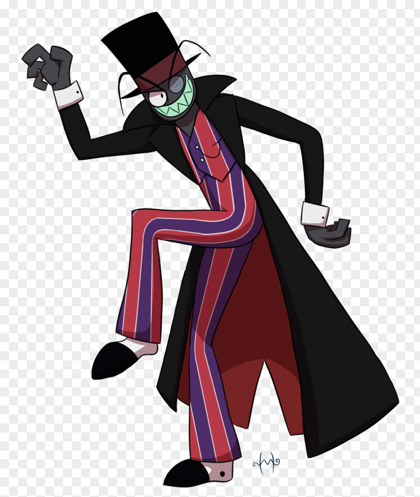 Joker Black Hat Villain Character Drawing PNG