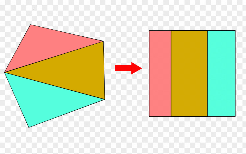 Rect Dissection Puzzle Square Triangle Shape Rectangle PNG