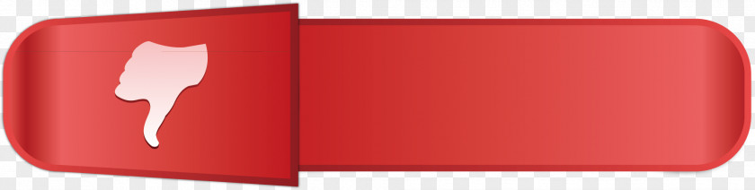 Red Click Button Rectangle PNG