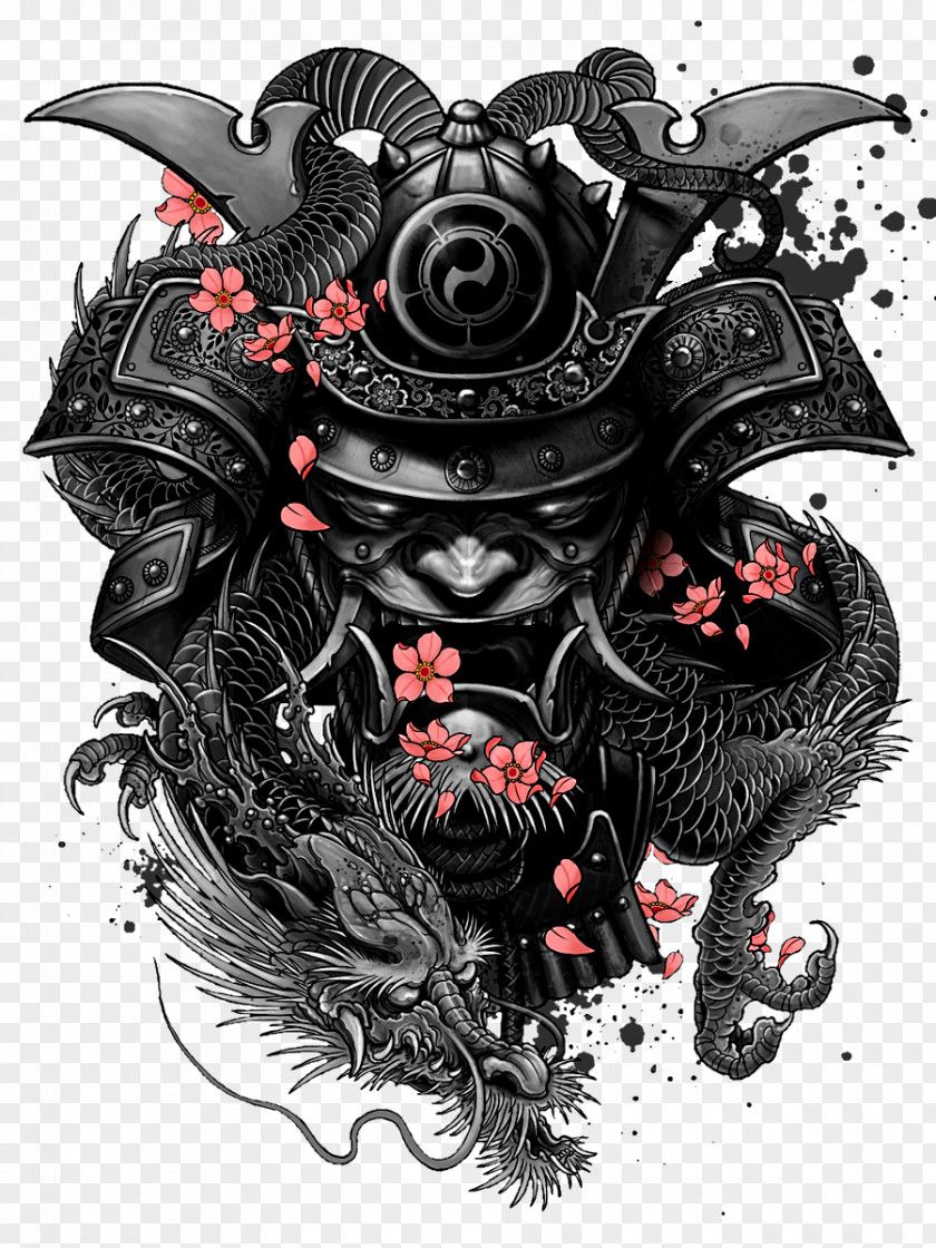 Samurai Sleeve Tattoo Artist Katsumoto PNG