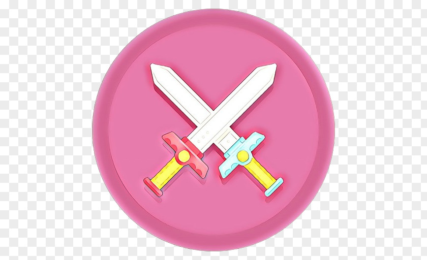 Wheel Cross Pink Circle PNG