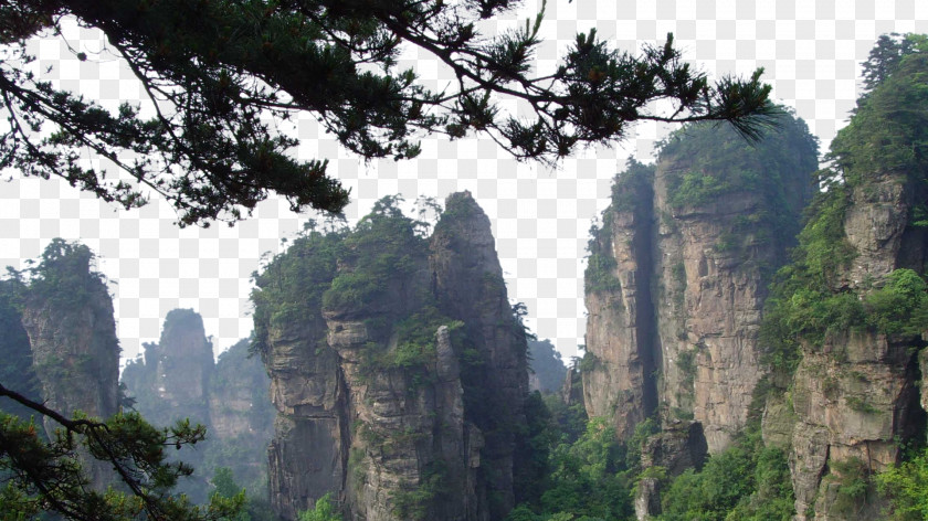 Zhangjiajie National Forest Park Nine Jiuzhaigou U067eu0627u0631u06a9 U062cu0646u06afu0644u06cc Yangtze Wallpaper PNG