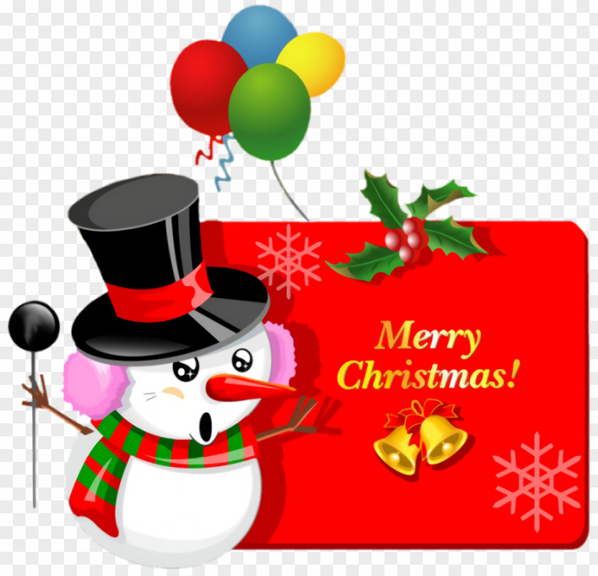 Christmas Decoration Snowman Winter PNG