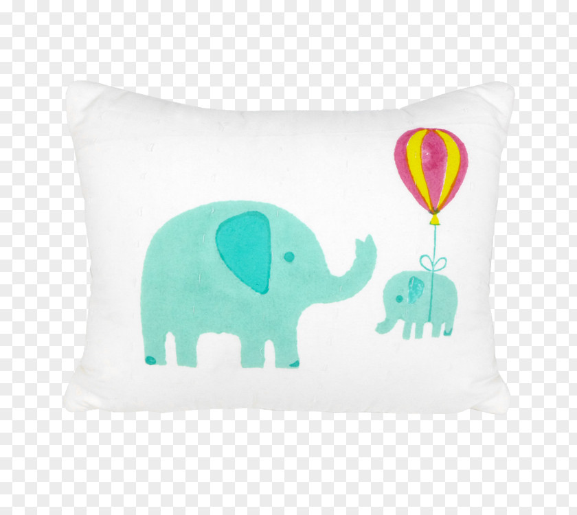 Elephant Motif Cushion Throw Pillows Duvet Bedding PNG