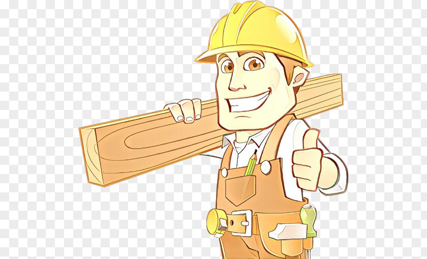 Gesture Thumb Cartoon Construction Worker Finger Handyman Clip Art PNG