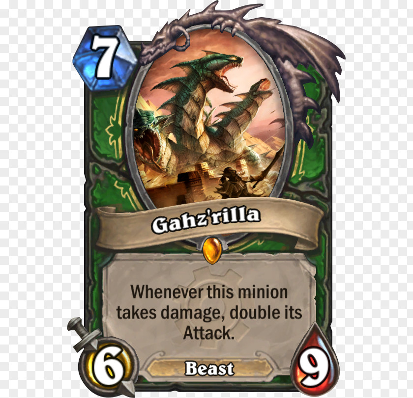 Hearthstone Tempo Storm Gahz'rilla King Krush Foe Reaper 4000 PNG