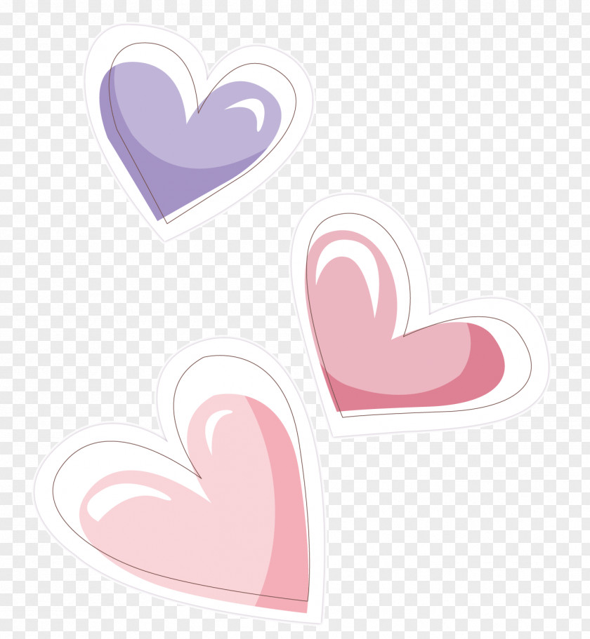 Lovely Heart Euclidean Vector PNG