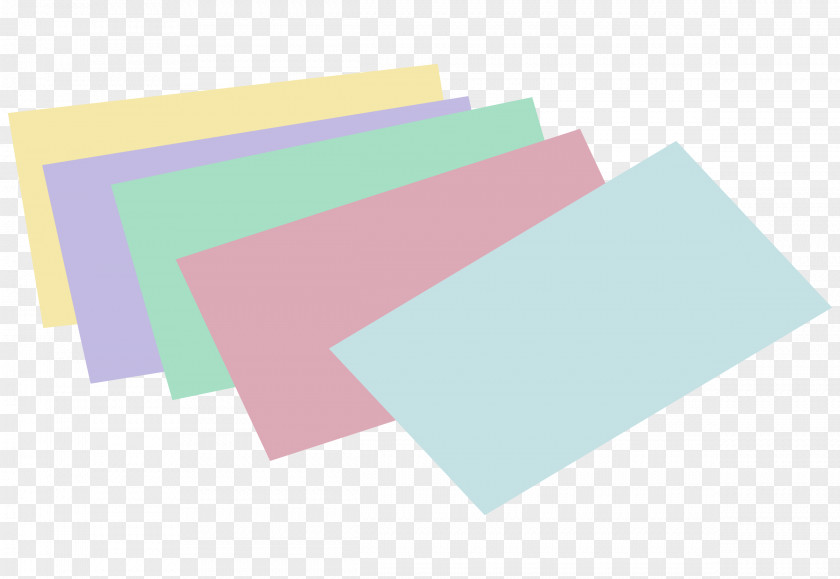 Paper Index Cards Clip Art PNG