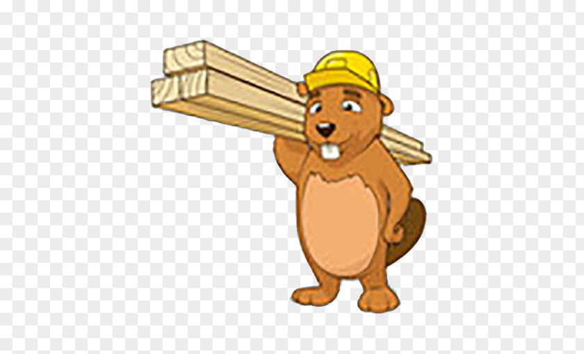 Worker Beaver Clip Art PNG