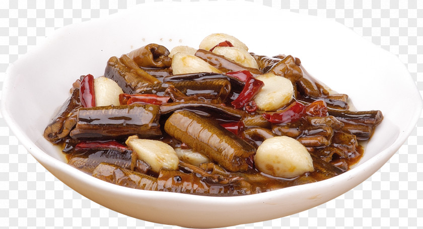 Garlic Roast Eel Fried Rice Dish Asado PNG