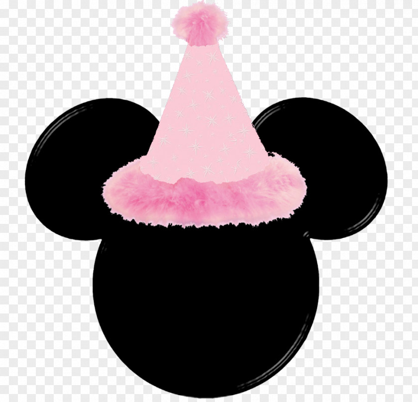 Minnie Mouse Head Sillouitte Mickey Pluto Hat PNG