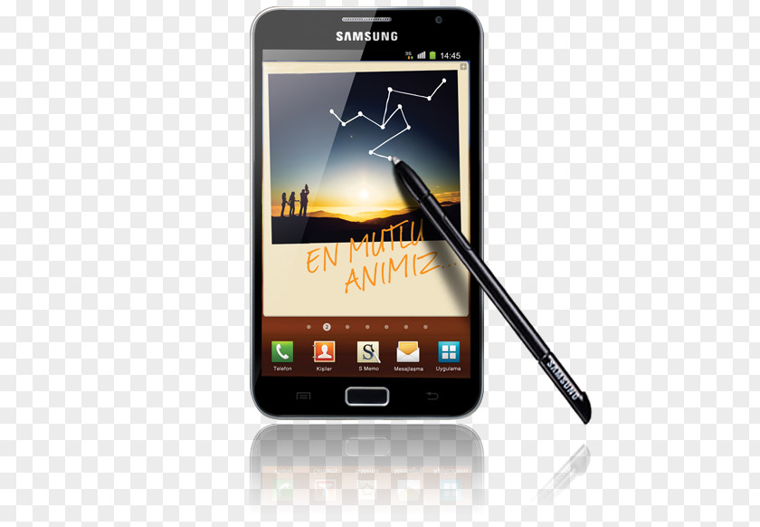 Smartphone Samsung Galaxy Note II 7 Super AMOLED PNG