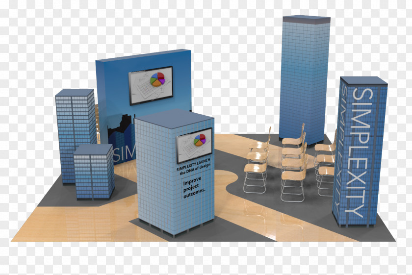 Trade Show Fusion Imaging 3D Rendering PNG