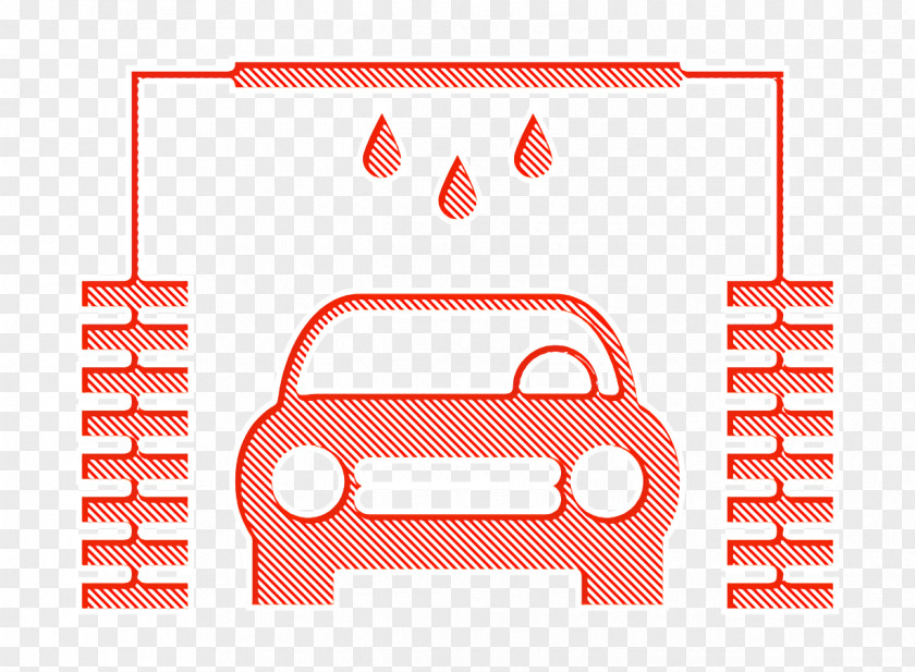 Transport Icon Car Wash Machine Mechanicons PNG