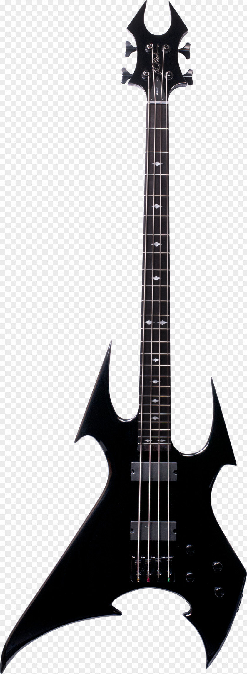 Bass Guitar B.C. Rich Double String Instruments PNG