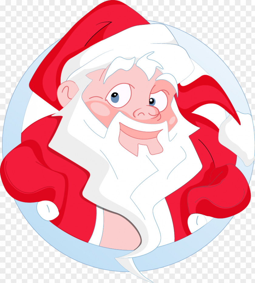 Cartoon Santa Claus Vector Material Illustration PNG