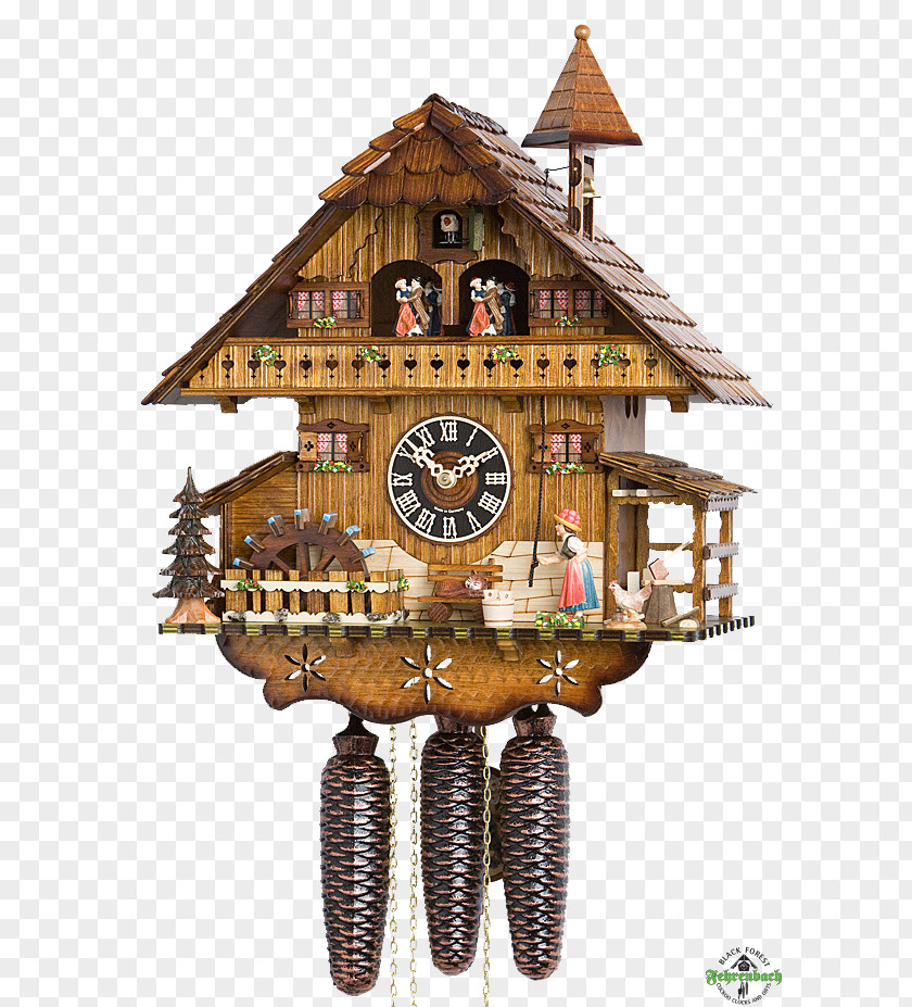 Clock Black Forest Cuckoo Movement Common PNG