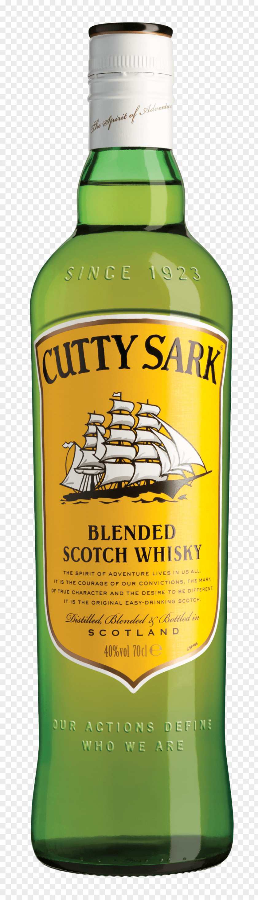 Cutty Sark Scotch Whisky Blended Whiskey Single Malt PNG