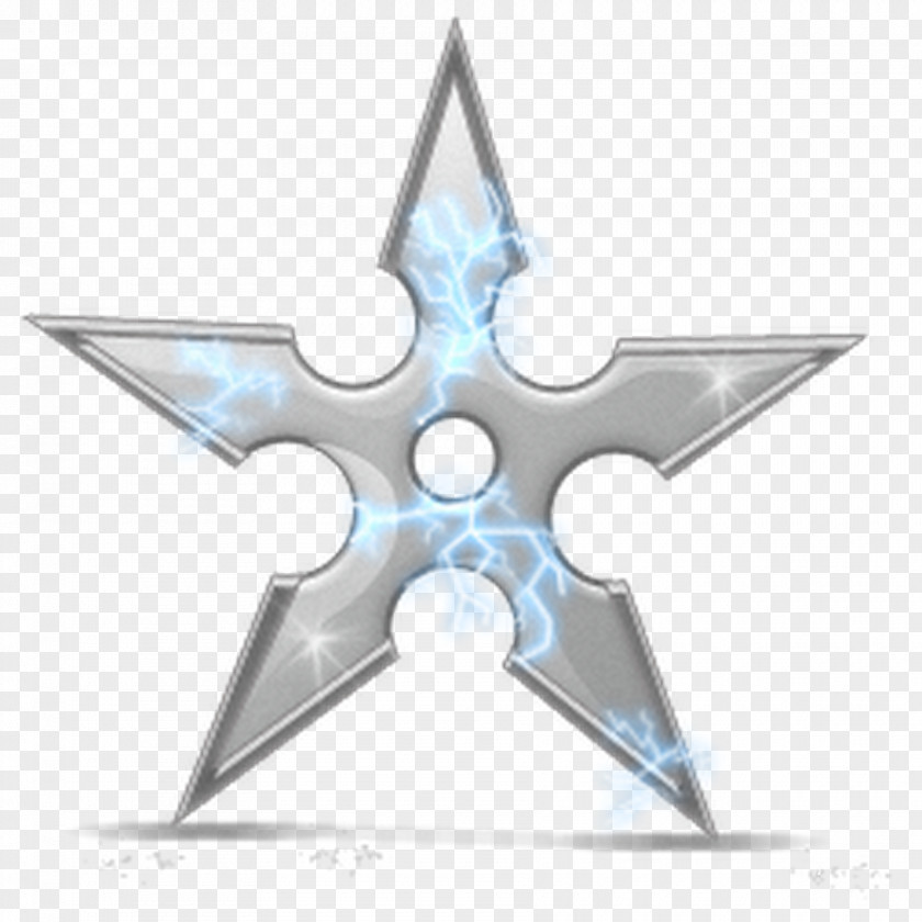 Ninja Shuriken Nebula Weapon Star PNG