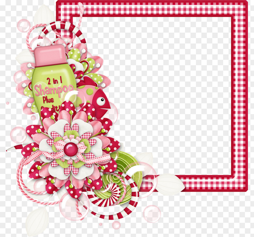 Picture Frame Pink Background PNG