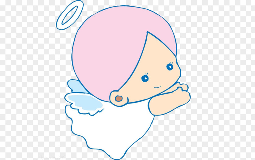 Cute Little Angel Cartoon Child Infant PNG