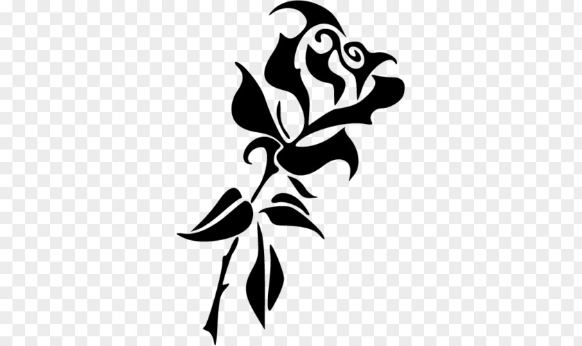 Dragon Stencil Rose Tattoo Clip Art Design Idea PNG