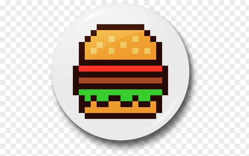 Minecraft Hamburger Pixel Art PNG