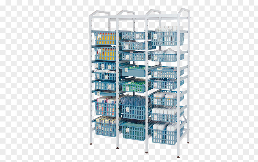 Minimalist Shelf Bookcase Hospital Logistics System PNG