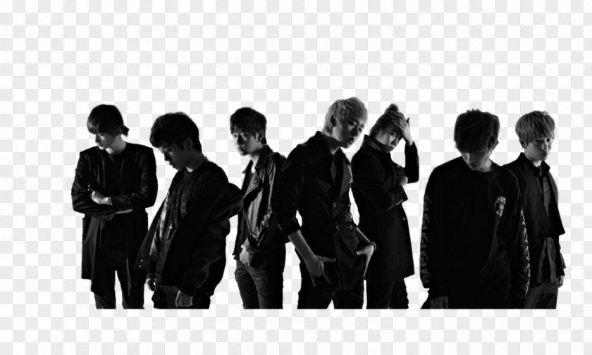 Block B Black And White K-pop Very Good PNG