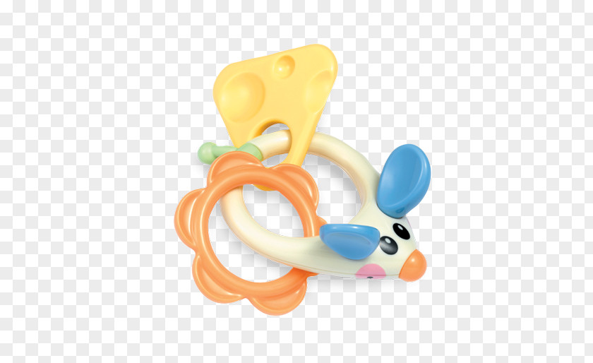 Computer Mouse Toy Infant Baby Rattle PNG