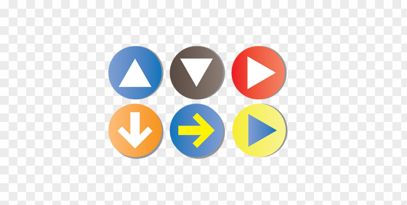 Creative Arrow Buttons Button Icon PNG